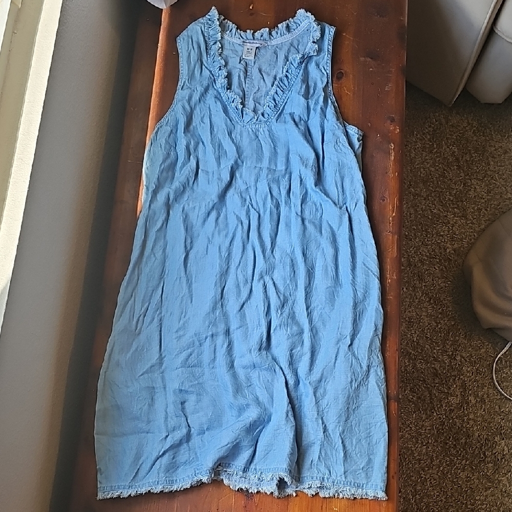 Tommy Bahama Light Blue Ruffle Top
